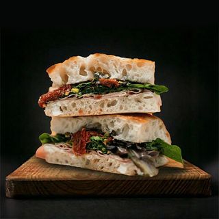 Focaccia Mortadella & Pesto