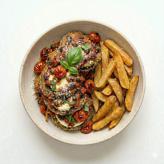 Berenjena Rebozada Caprese