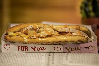 Сандвич Сърдито пиле голям