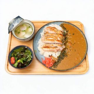 32. Combo teriyaki chicken curry