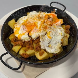 Sartén de Picadillo, Huevos y Patatas