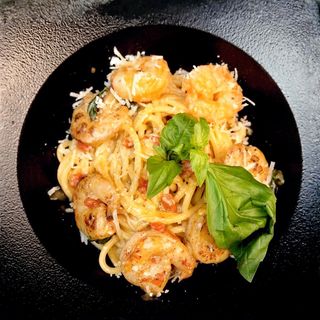 spaghetti A.O.P. cu creveți