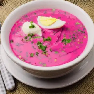 Cold Lithuanian borshct