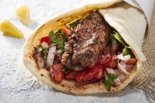 Menù piadina seekh kebab