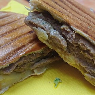 Mecha de carne de hamburguesa