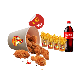 Mr. Hot Family Wings 45 Pcs
