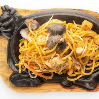 47. Spaghetti marinara alla piastra