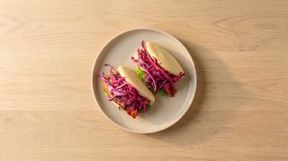 Bao with pork ans hoisin