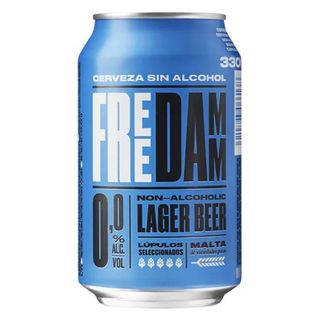 Cerveza Free Damm Lager 0,0 Sin Alcohol Lata 33 Cl.
