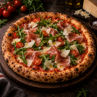 Pizza de Jamón de Parma D.O.P.