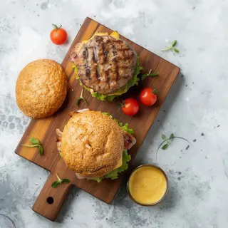 Hamburguesa Escalope De Pollo