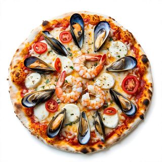 Pizza Ai Frutti Di Mare (33X33 Cm.)
