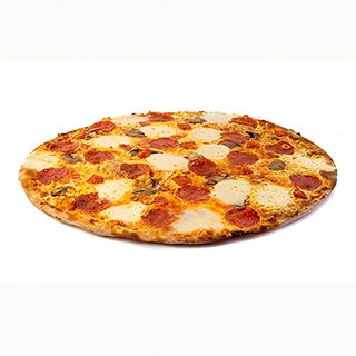 Итальянская пицца с Моцареллой и пепперони (35 см) на тонком тесте