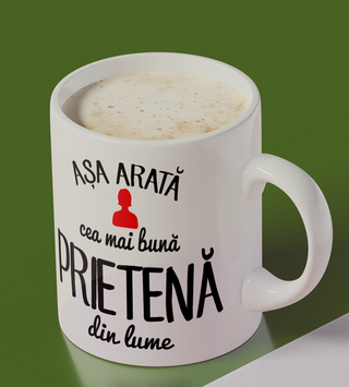 Cana personalizata mesaj pentru prietena