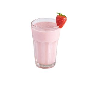 Batido de fresas y plátano (400 ml.)