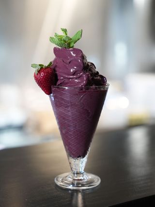 Milk Shake de Açaí Morango