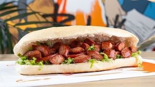 მექსიკური ჰოთ-დოგი პურში