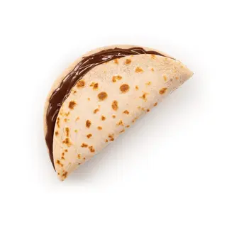 Piadina con cioccolato al latte