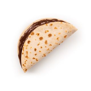 Piadina con cioccolato al latte