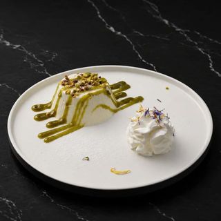 Pannacotta al pistacchio