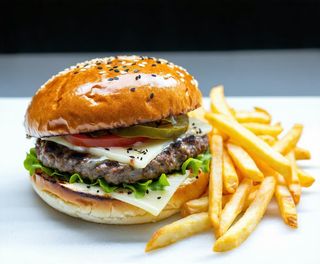 Pita bifteki con formaggio