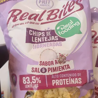 CHIPS DE LENTEJAS SAL Y PIMIENTA 