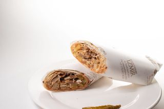 Донер в лаваше с курицей (полтора)