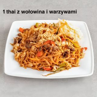 Pad thai wołowina