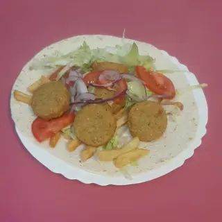 Menu Piadina falafel