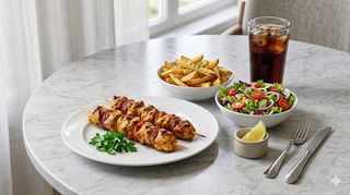 Menú De Pincho De Pollo