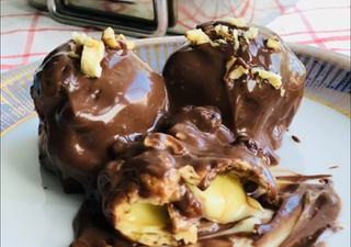 Profiterol cu inghetata