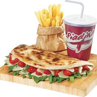 Menù piadina super o atomic con patatine