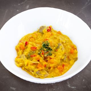 Paprikaš od crvene leće sa kimom 