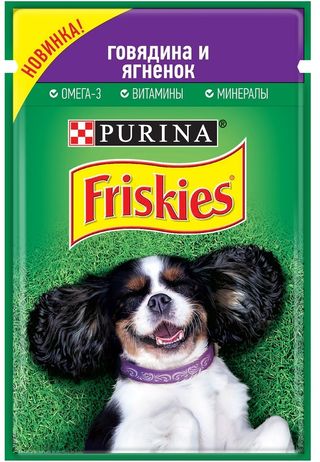 Friskies Pouch for Dogs (with Beef and Lamb) 85g