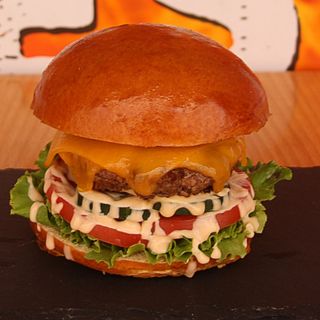 Veggie-lant burger