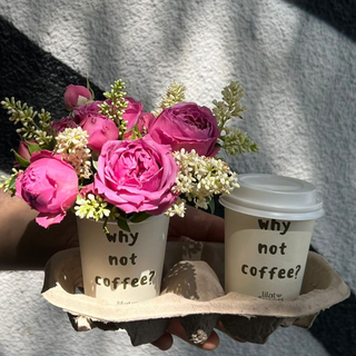 Good Morning  - Coffee with Bouquet