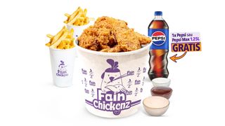 KILU' FAIN DE ARIPI PICANT, CARTOFI PRAJITI, 3 SOSURI -1450G + PEPSI 1.25L GRATUIT