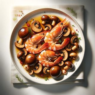 Krewetki z grzybami Mun 250g