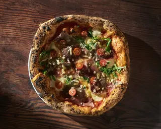 Prosciutto pizza