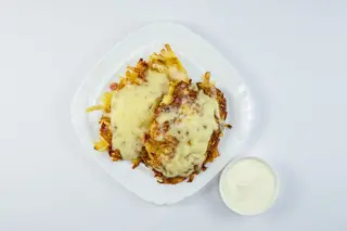 драники с  ветчиной и сыром (200 гр.)