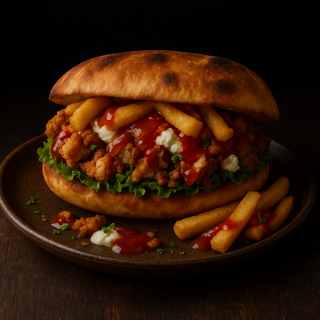 Panini cu snitel de pui 600g