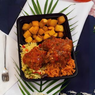 Special Fried Rice or Jollof Rice Combo