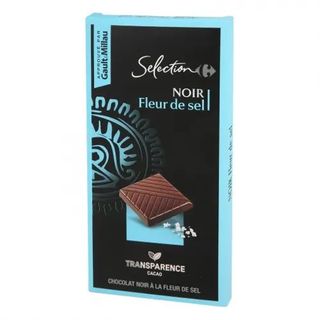 Chocolate Negro con Flor de Sal Carrefour Selección 100 Gr.