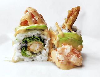 27. Uramaki shake ebiten - 8 pezzi