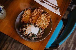 Placki ziemniaczane po węgiersku﻿