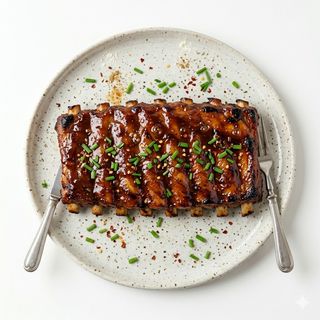Costillas de ternera a la BBQ