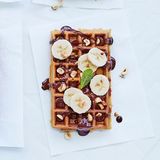 Gaufre Fruit Nutella Miel