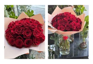 Bouquet di rose rosse