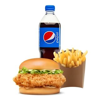 Chicken burger combo