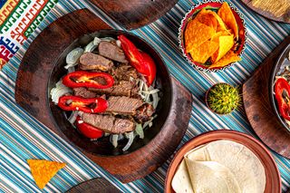 Fajitas cu carne de berbec